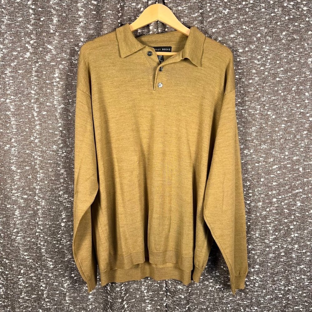 Geoffrey Beene Super Soft Long‎ Sleeve Polo